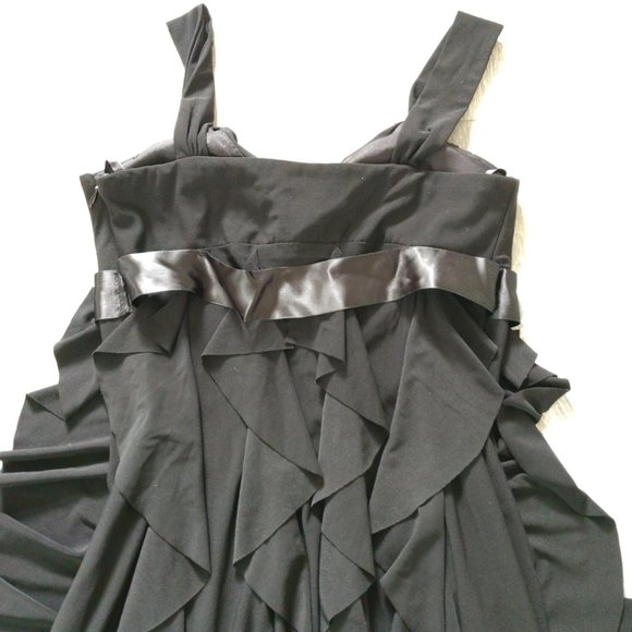 Cache Ruffled Little Black Dress - Picture 8 of 10